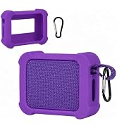 COMECASE Silicone Case for JBL Go 5, Corner Cushioning, Purple, Case Only | Thickened Edges, Inne...