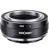 K&F Concept Lens Mount Adapter M42-L Manual Focus Compatible with M42 Lens to L Mount Camera Body