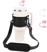 WK IEASON New Water Bottle Handle Shoulder Strap Carrier Holder for Stanley Tumbler 30-40OZ Hydro...