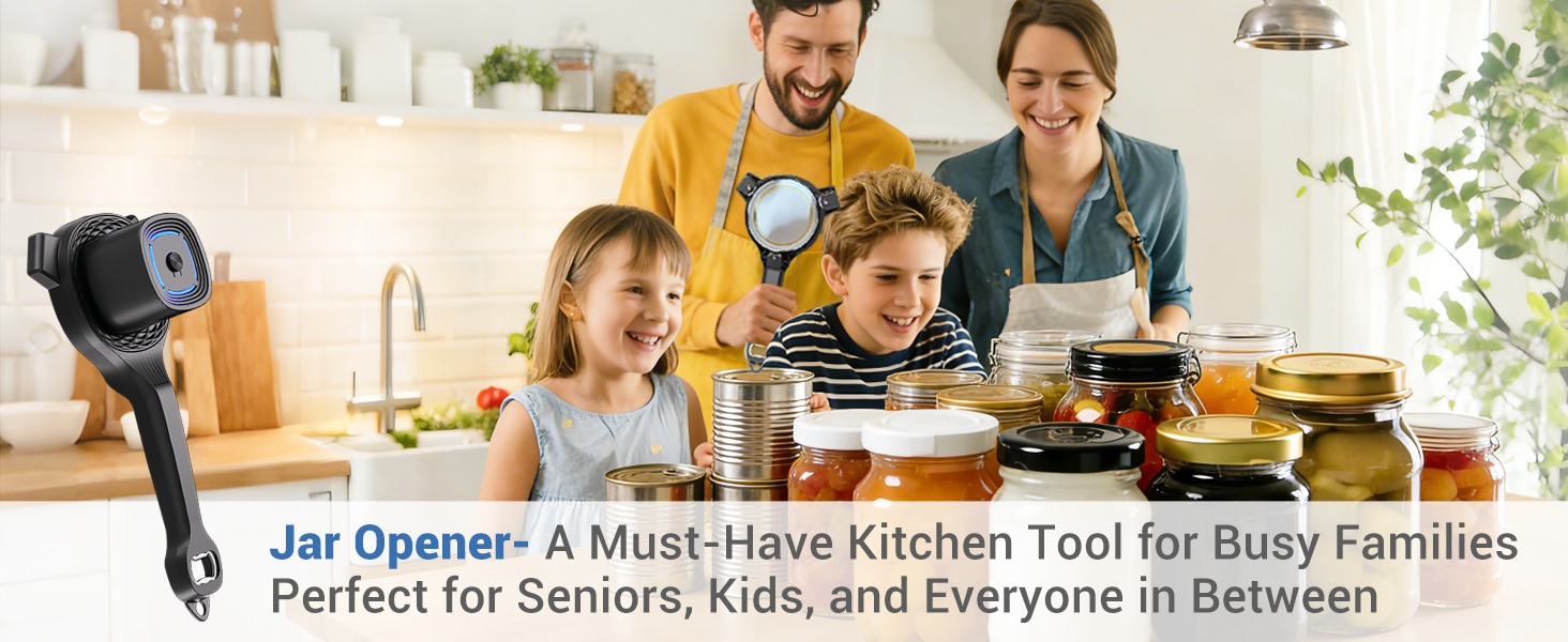 Safety First: Automatic shut-off and smooth edges mean no sharp lids and no strained muscles.