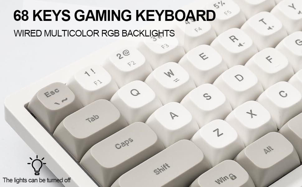 68 Keys Gaming Keyboard