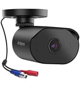 Anlapus 4K 8MP Add-on Home Security Camera Outdoor Indoor, Weatherproof Surveillance CCTV Bullet ...
