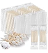 Cotton Swabs Travel Size,Individually Wrapped Cotton Swabs Bulk 10 Pcs Per Pack,Double Tipped Woo...