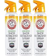 Arm and Hammer Shoe Refresher Spray, Multi-Purpose Odor Remover for All Types of Footwear, Shoe D...