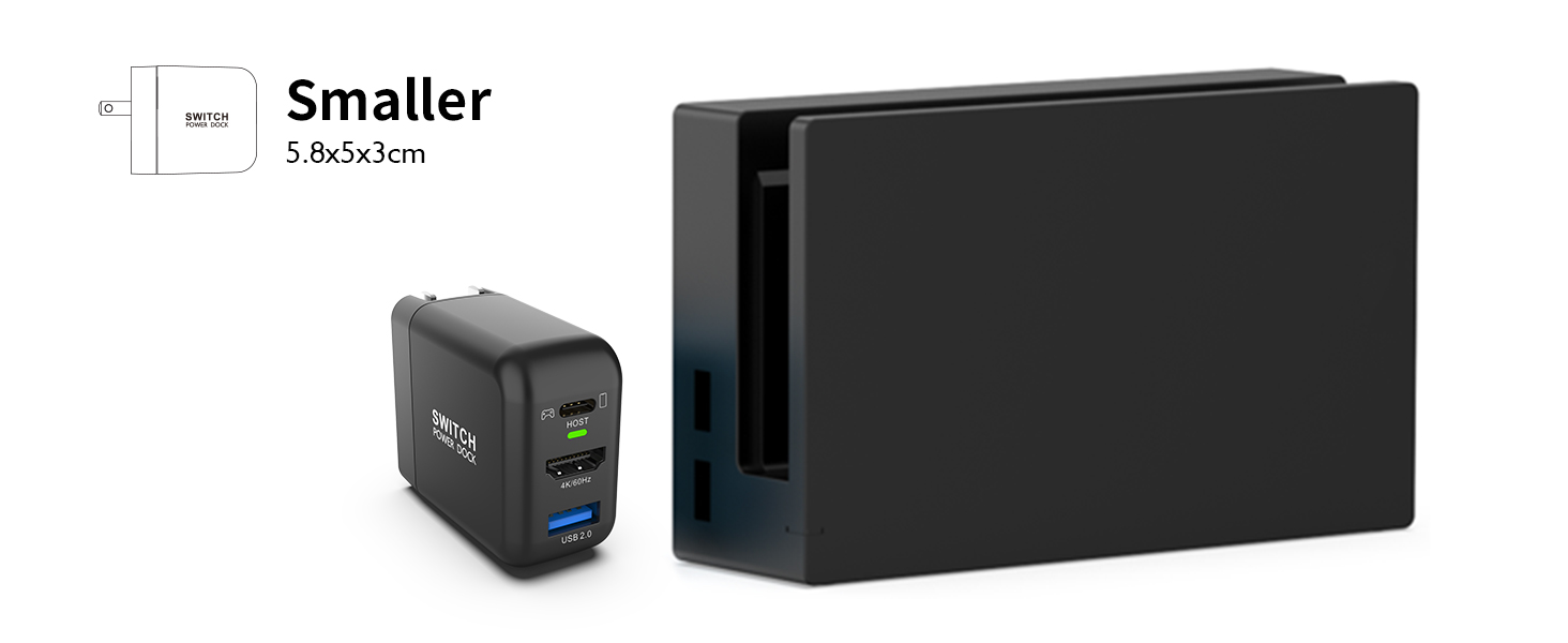 Smaller Switch Dock Charger