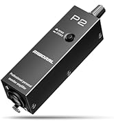 Riworal battey powered Portable Personal Amplifier Analog Headphone Amplifier Stereo Headphone Ea...