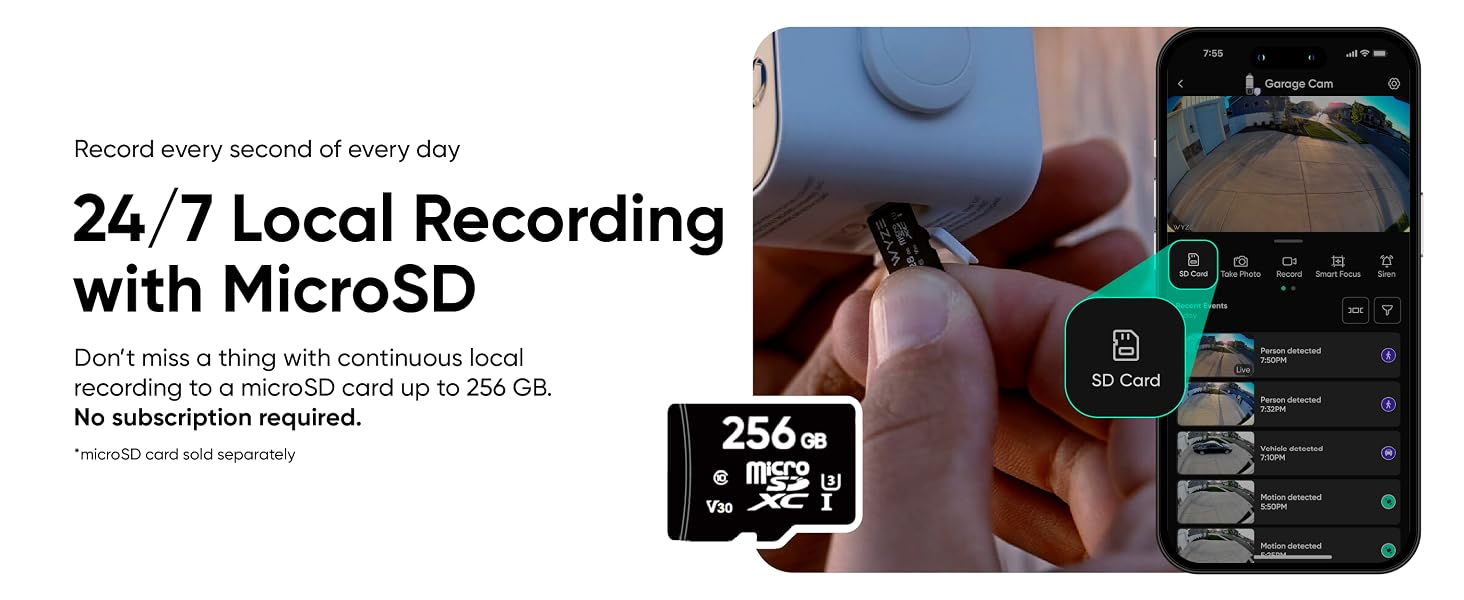 Wyze Bulb Cam microSD