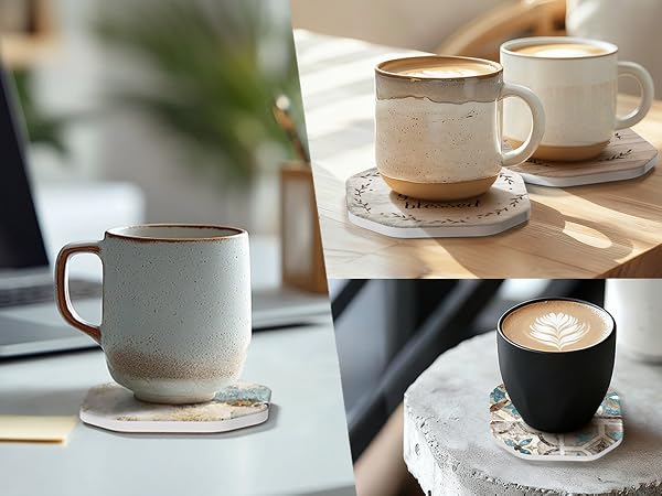 UMIRRO ceramic coasters