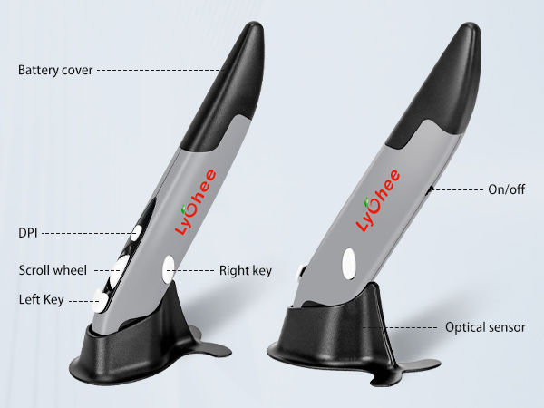 Wireless mouse pen