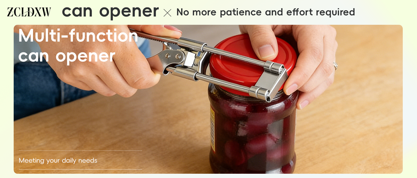 2026 New Adjustable Stainless Steel Jar Opener