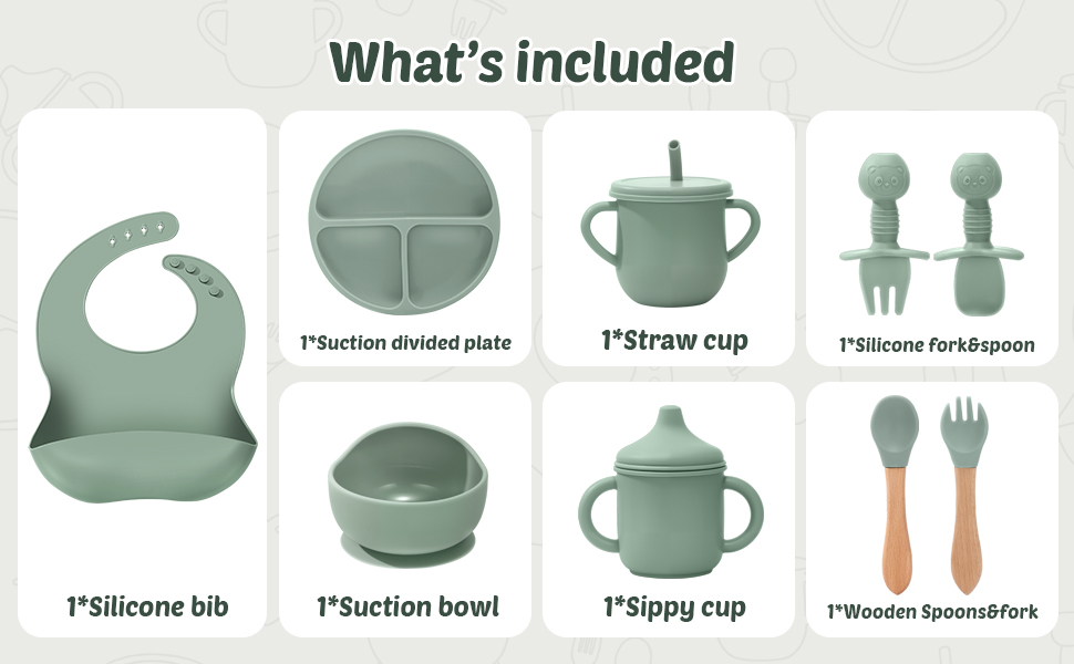 Silicone Baby Feeding Set