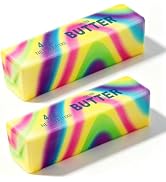 Slow Rising Squishy Butter Squeeze Stress Ball,Fidget Toys Set - 2 Pack Super Soft Relief Sensory...