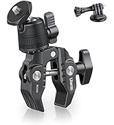 ULANZI R099 Super Clamp Camera Mount Clamp with 360° Ballhead, Bike/Bicycle/Motorcycle Handlebar ...