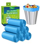 blue small trash bags 1.2 gallon