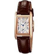 FANMIS Vintage Women's Rectangle Wristwatch Classic Ladies Analog Quartz Watch Ultra-Thin Ladies ...