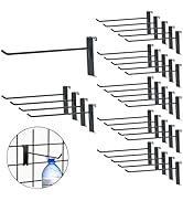 Alyoen Gridwall Hooks 8in, Black Grid Wall Panel Hangers, Metal Display Hooks for Grid Wall, Grid...