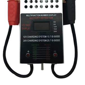 Digital display battery tester