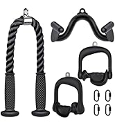 Kipika Cable Machine Attachment, Triceps LAT Pulldown Attachments, Home Gym Workout Accessories H...