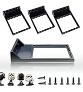 TEYOUYI 4pcs Wall Mount for Lego Star Wars Helmet Display Shelf for Lego Star Wars Helmet Compati...