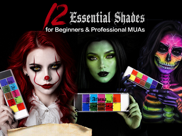 12 Essential Shades for Beginners and Professional Makeup Artists