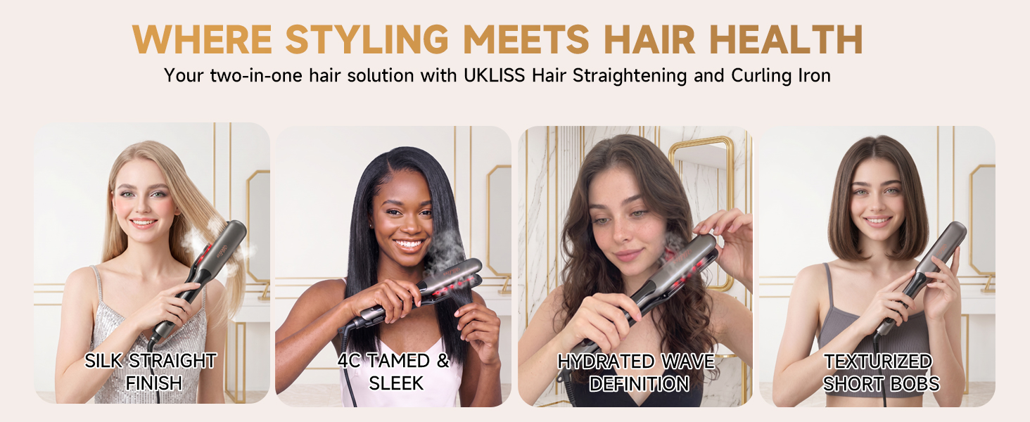 steam hair straightener