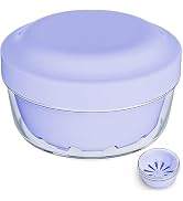 Mckkor No Leak Denture Case, Denture Cups Bath,Dentures Container with Basket Denture Holder for ...