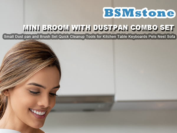 broom with dustpan combo set