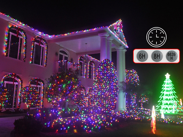 christmas lights with timer