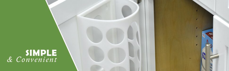 plastic grocery bags storage dispenser