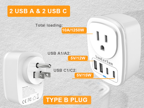 Multiple Outlet Wall Plug