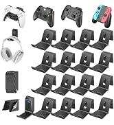 OIVO Controller & Headset Wall Mount Holder Stand, Foldable Headphone Stand, Gaming Controller Ho...
