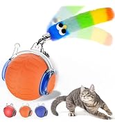 UPSKY Interactive Cat Toy Ball for Indoor Cats, Automatic Moving Electric Rolling Cat Ball Toy, 3...