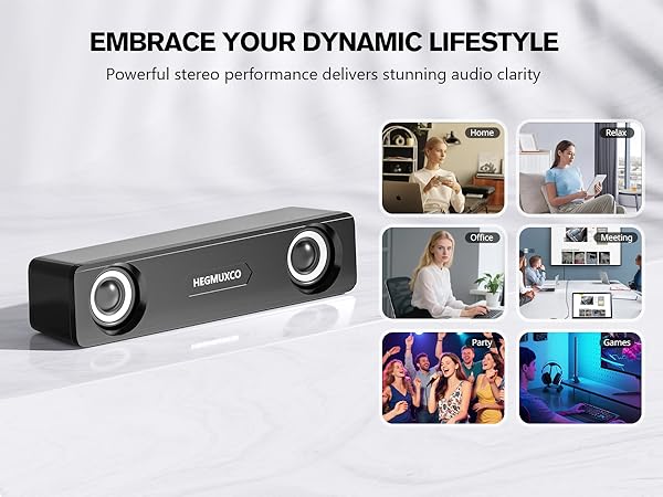 Computer Speakers for Desktop PC