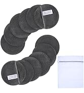 SUNLAND Reusable Makeup Remover Pads for Face,Eyes ,Lips Microfiber Face Cleansing Gloves Washabl...