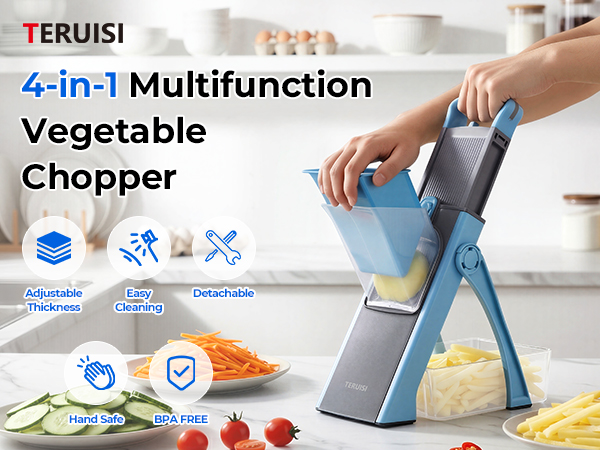 4-in-1 MultifunctionVegetable Chopper