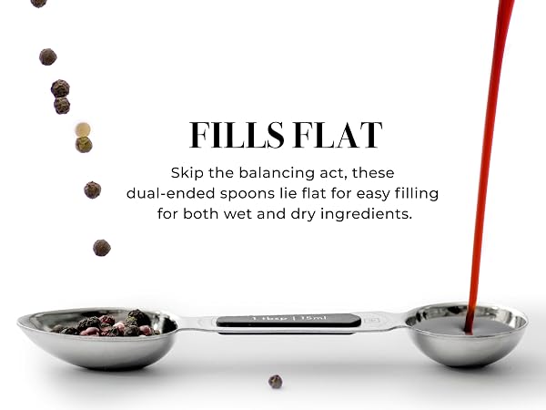 Black - Silver - Magnetic Spoons