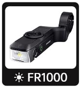 RAVEMEN FR1000 Bike Lights for Night Riding, Bicycle Light & Mount Integrated Design, 30° Adjusta...