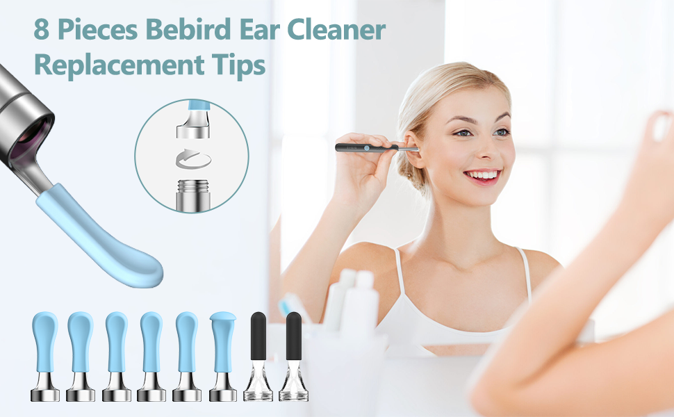 BEBIRD Original Ear Cleaner Tips Set for W3/R3/T15/X3/X17 PRO/D3Pro/T5/R1