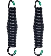 Porch Swing Springs Hammock Chair Spring Hold up to 1300lbs Heavy-Duty Chrome Springs for Hanging...