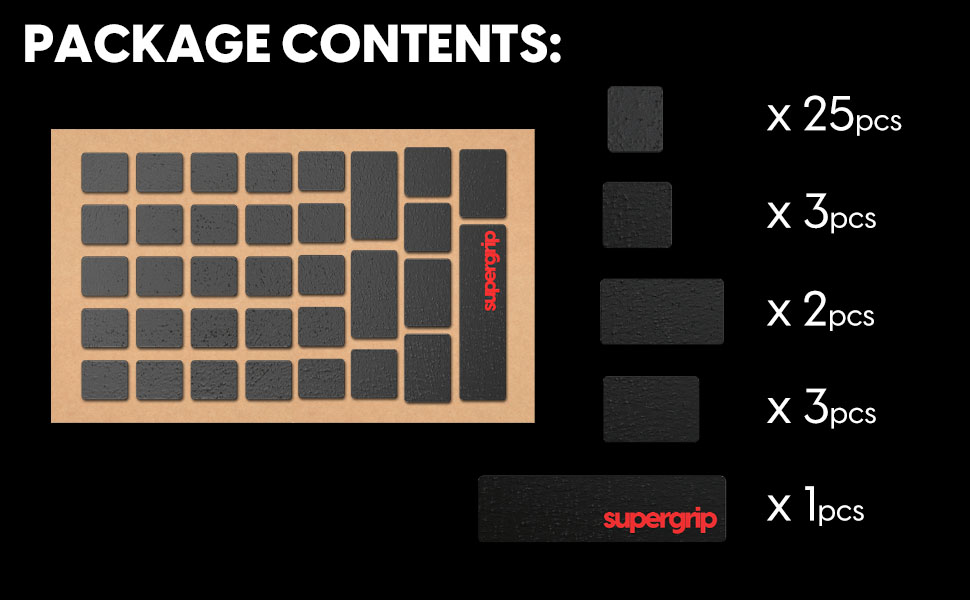 Supergrip eSports grade grip tape for Universal Pre-cut Keyboard