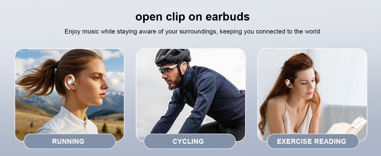 open clip on earbuds
