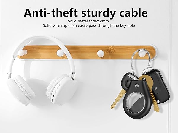 Airtag Keychain with Secure Lock