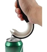 Small Hands Jar Opener, Seniors Easy to open Ergonomic Can Ring-Pull Helper J Shape Ring Pull Can...