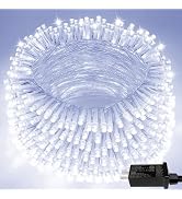 Extra-Long 66FT Christmas Lights Outdoor/Indoor, 200 LED Upgraded Super Bright String Lights, Wat...