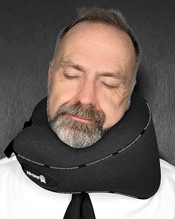 travel pillows for adults, airplane neck pillow for long flight, memory foam travel pillow