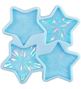 Blue Star starewelry Casting Mold,Holographic Star Resin Mold Phone Hand Grip Silicone Mold, As S...