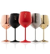 stainless steel wine glasses collection