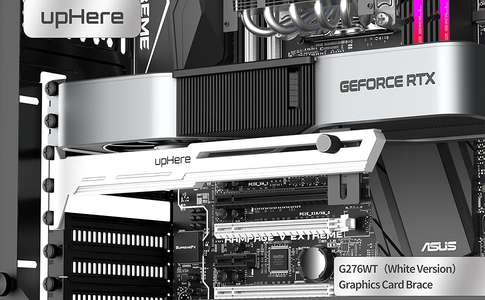 white gpu brace