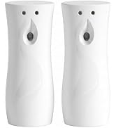 VANNSOO Automatic Air Freshener Spray Dispenser 2-Pack, Wall Mount Desktop | ABS Plastic Odor Eli...
