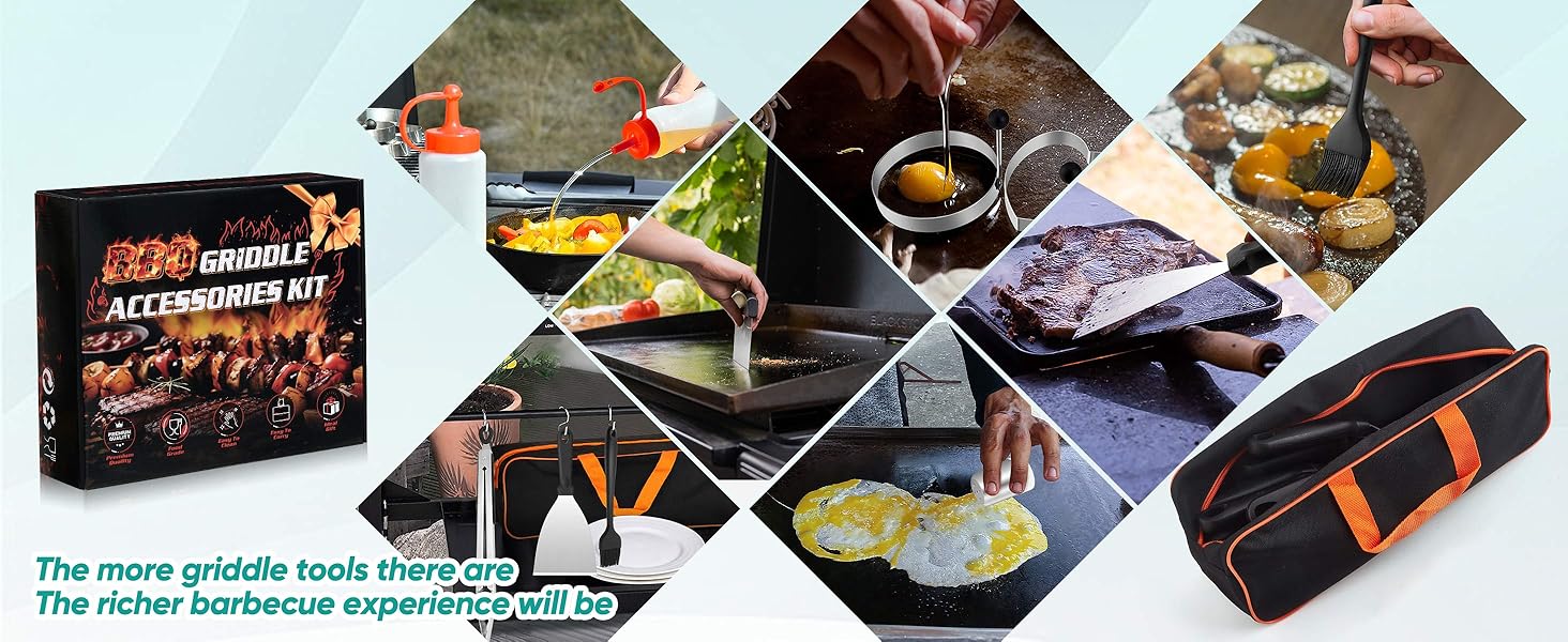 More griddle utensils to complete every barbecue experience